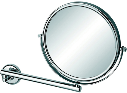 Swing arm Mirror. 190mm round. additional image