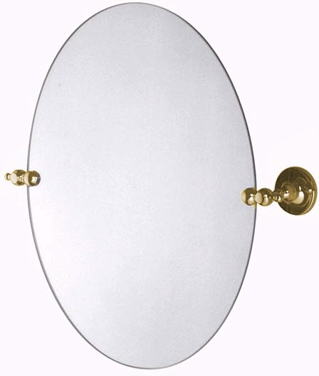 Swivel Mirror. 400x500mm (Gold). additional image