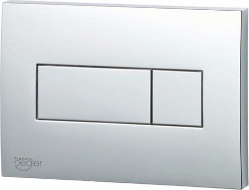 Kubix Flush Plate (Chrome Plated). 274x165mm. additional image