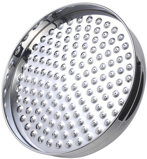 Traditional Shower Head & Swivel Knuckle (200mm). additional image