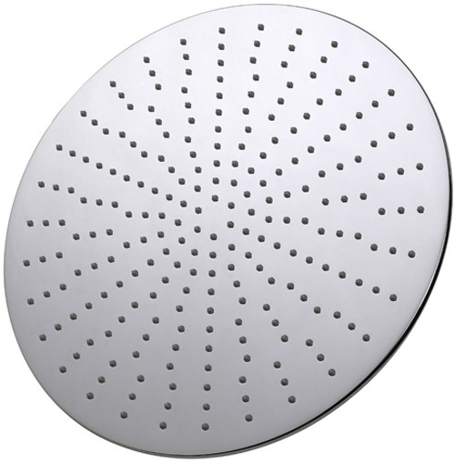 Extra Large Round Shower Head & Arm (400mm). additional image