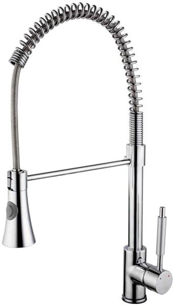 Sophie Kitchen Tap With Pull Out Spray Rinser (Chrome). additional image