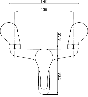 Basin Mixer & Bath Filler Tap Set (Chrome). additional image