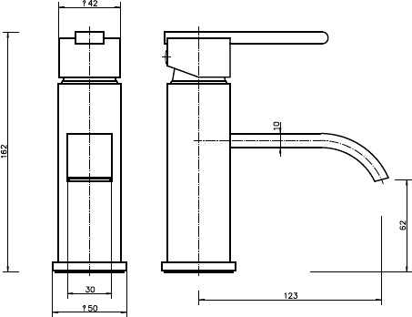 Basin Mixer & Bath Filler Tap Set (Chrome). additional image