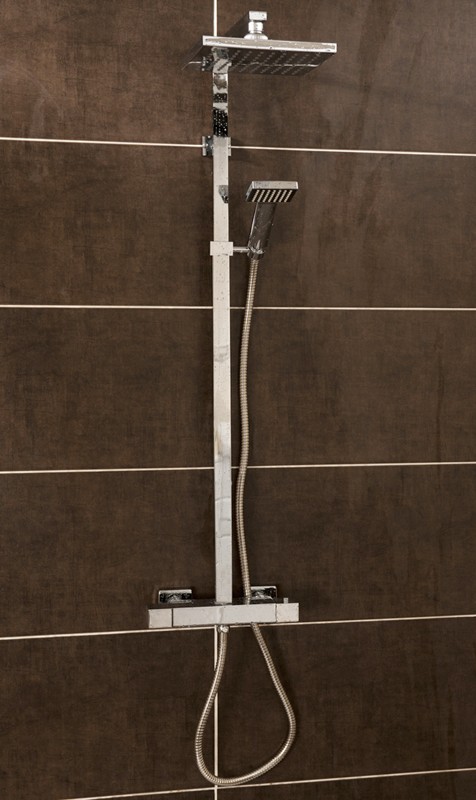 Thermostatic Bar Shower Valve & Rigid Riser Set. additional image