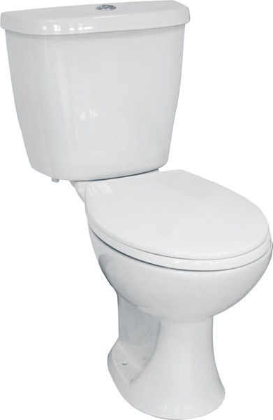 Modern Toilet With Dual Flush Cistern & Seat. additional image