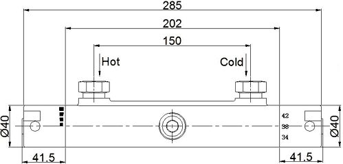 Thermostatic Shower Set With Valve, Riser And Round Head. additional image