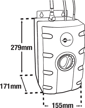 Steaming Hot Filtered Kitchen Tap (Chrome). additional image