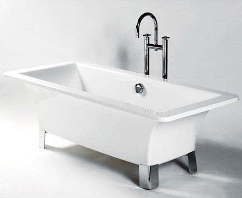 Majestic 1700 Square modern freestanding bath. additional image