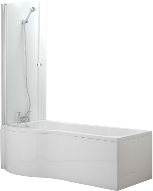 Complete Shower Bath Suite (Left Hand). 1500x750mm. additional image