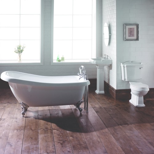 Eton Slipper Roll Top Bathroom Suite. 1570x720mm. additional image