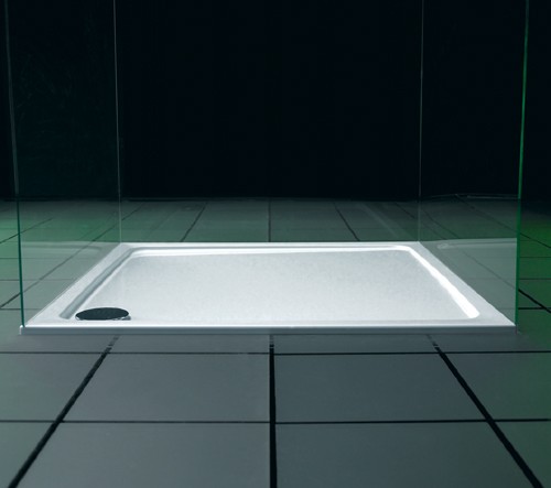 Slimline Rectangular Shower Tray. 1000x800x40mm. additional image