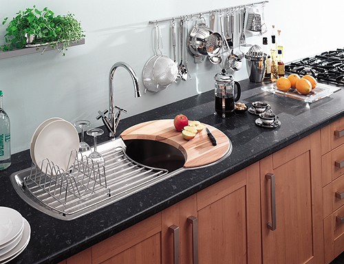 1.0 Bowl Stainless Steel Kitchen Sink. Reversible. additional image