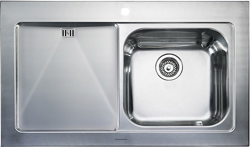 1.0 Bowl Stainless Steel Sink, Left Hand Drainer. additional image
