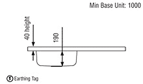 1.0 Bowl Stainless Steel Sink, Left Hand Drainer. additional image