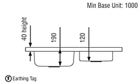 1.5 Bowl Stainless Steel Sink, Left Hand Drainer. additional image