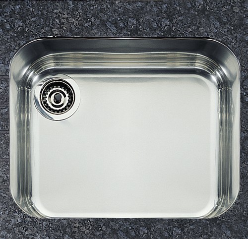 Undermount 1.0 Bowl Steel Sink, Left Hand Waste. additional image