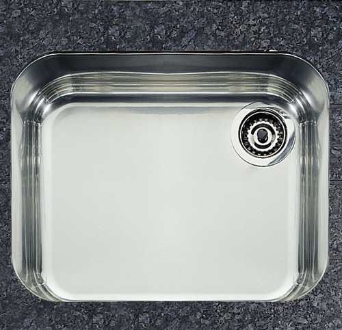 Undermount 1.0 Bowl Steel Sink, Right Hand Waste. additional image
