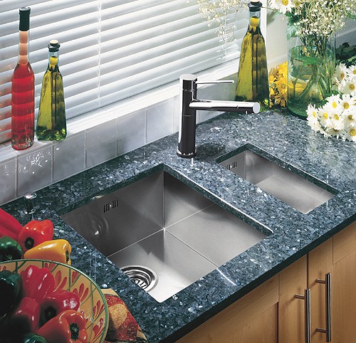 Undermount 1.0 Bowl Square Steel Kitchen Sink. additional image