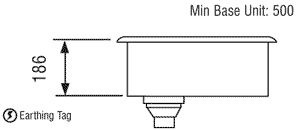 Undermount 1.0 Bowl Square Steel Kitchen Sink. additional image