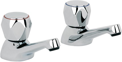 Bath Taps (Pair, Chrome). additional image