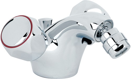 Mono Bidet Mixer Tap With Pop Up Waste (Chrome). additional image