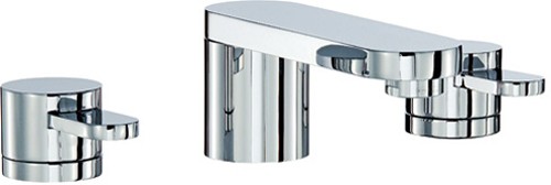 3 Tap Hole Bath Filler Tap (Chrome). additional image