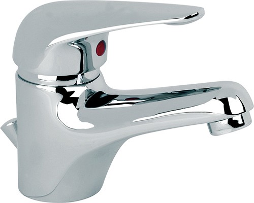 Mono Basin Mixer Tap With Pop Up Waste (Chrome). additional image