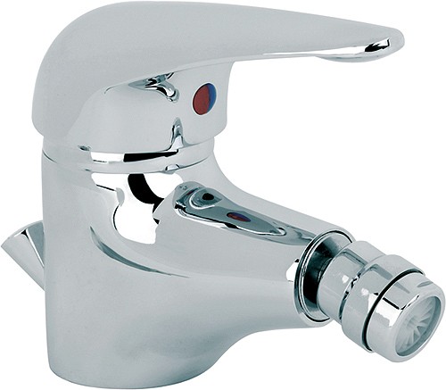 Mono Bidet Mixer Tap With Pop Up Waste (Chrome). additional image