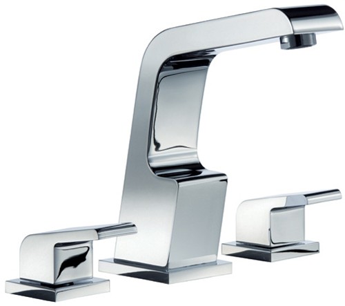 3 Tap Hole Bath Filler Tap (Chrome). additional image