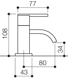 Basin Taps (Pair, Chrome). additional image