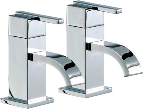 Bath Taps (Pair, Chrome). additional image