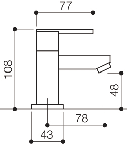 Basin Taps (Pair, Chrome). additional image