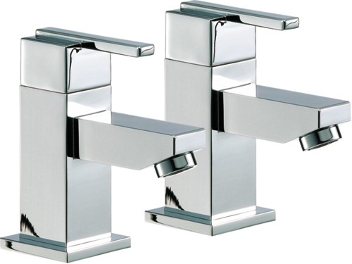 Bath Taps (Pair, Chrome). additional image