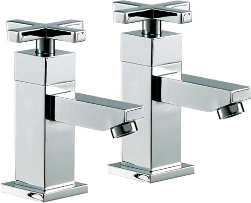 Basin Taps (Pair, Chrome). additional image