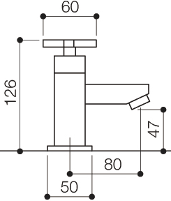 Bath Taps (Pair, Chrome). additional image