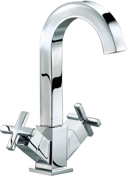 Mono Basin Mixer Tap With Pop Up Waste (Chrome). additional image