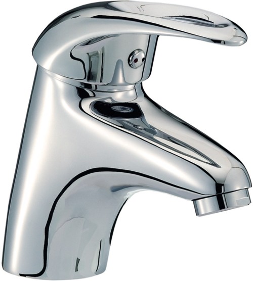 Mono Basin Mixer Tap With Pop Up Waste (Chrome). additional image