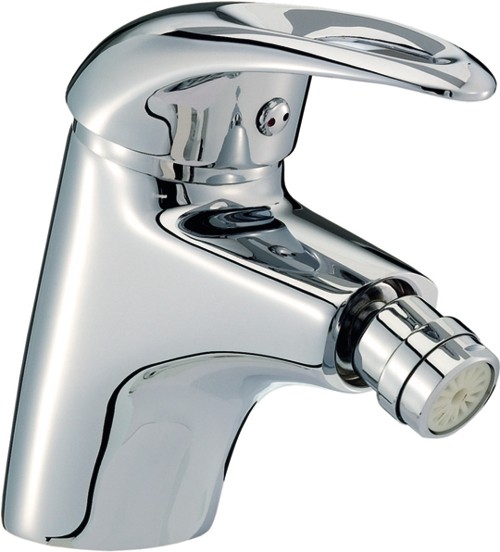 Mono Bidet Mixer Tap With Pop Up Waste (Chrome). additional image