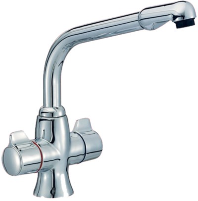 Bristol Monoblock Kitchen Tap With Swivel Spout (Chrome). additional image