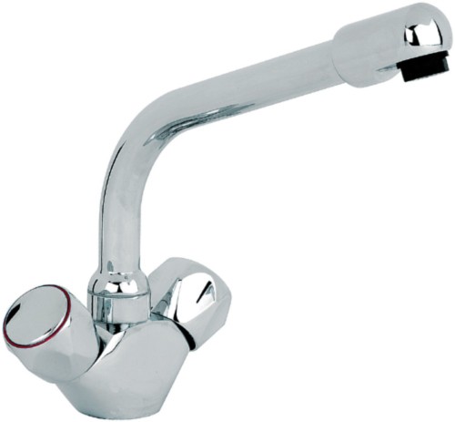Alpha Monoblock Kitchen Tap With Swivel Spout (Chrome). additional image