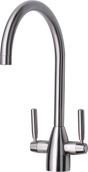 Rumba Kitchen Mixer Tap, Swivel Spout (Brushed Nickel). additional image