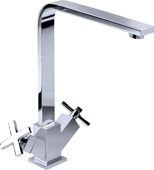 Iggy Kitchen Mixer Tap With Swivel Spout (Chrome). additional image