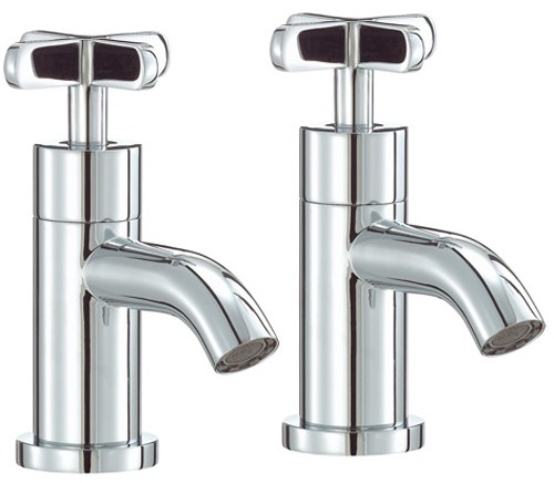 Basin Taps (Pair, Chrome). additional image