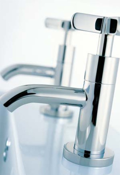 Basin Taps (Pair, Chrome). additional image