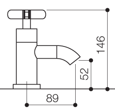 Bath Taps (Pair, Chrome). additional image