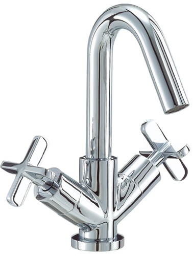 Mono Basin Mixer Tap With Pop-Up Waste (Chrome). additional image