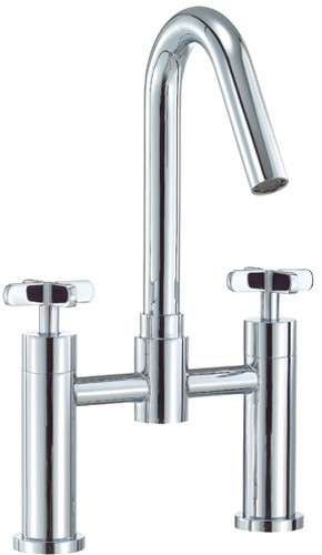 Bath Filler Tap (High Spout, Chrome). additional image