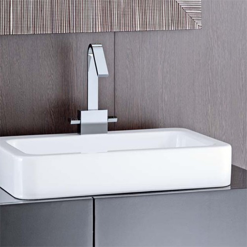 Mono Basin Mixer Tap With Click-Clack Waste (Chrome). additional image