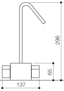 Mono Basin Mixer Tap With Click-Clack Waste (Chrome). additional image